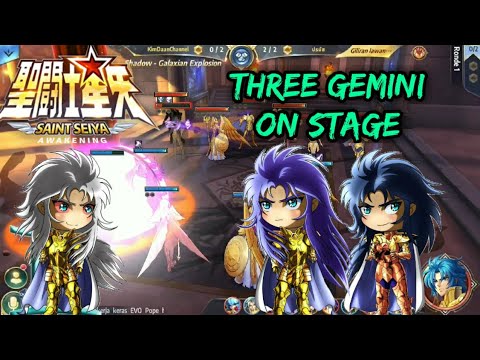 Gemini Kanon Combo Gemini Saga vs Evil Saga - Saint Seiya Awakening