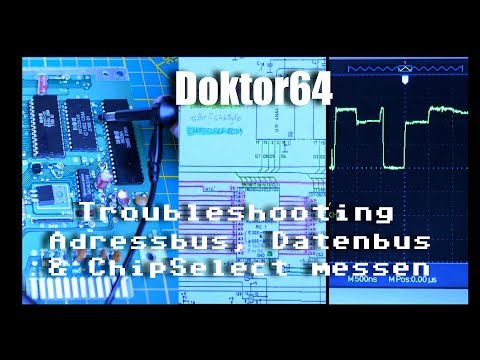 Dr.64 #13 | Commodore C64 | Troubleshooting: Adressbus, Datenbus & ChipSelect messen