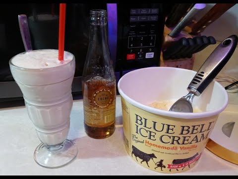Ice Cream Soda Just Like From A Soda Fountain