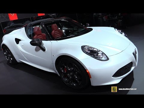 2018 Alfa Romeo 4C Spider - Exterior and Interior Walkaround - 2018 Detroit Auto Show