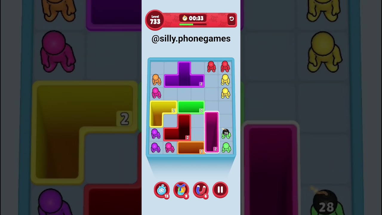 Drop Away Level 733 Walkthrough Solution