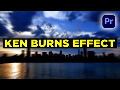 How to Create The Ken Burns Effect in Premiere Pro 2025