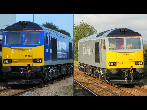 DC Rail 60028 & 60029 At Hykeham (08/08/20)