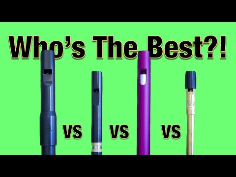 4 Whistles 3 Keys 1 Tune - MKPro F, Killarney Bb, Tony Dixon High/Low D | #tinwhistle #comparison