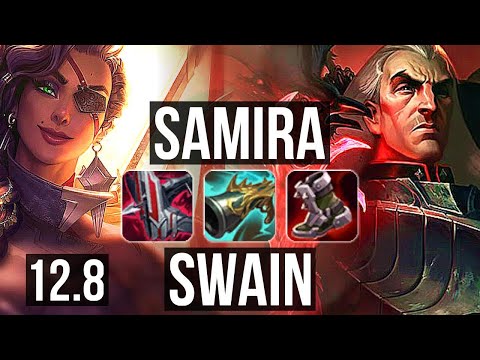 SAMIRA & Nautilus vs SWAIN & Renata Glasc (ADC) | Rank 2 Samira, Quadra | NA Challenger | 12.8