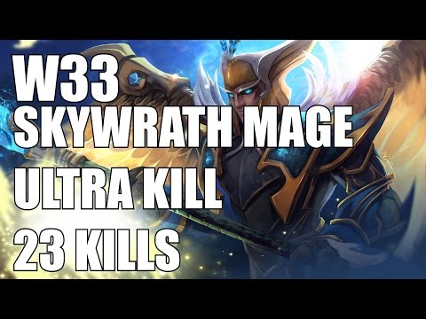 Dota 2 W33 Skywrath Mage Ultra Kill 23 kills| Dota 2 ranked match