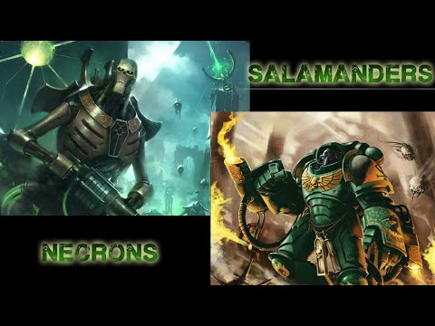 Necrons vs Salamanders - 2000 pts Warhammer 40k Battle Report