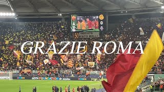 ♫ GRAZIE ROMA tutto lo stadio｜14/04/2022 ROMA vs BODØ/GLIMT