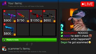 I got scammed for $4500 live on stream...