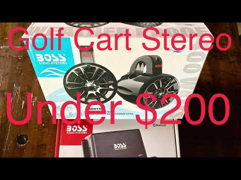 Golf Cart Stereo - Under $200!