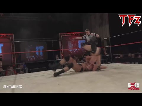 Drew Galloway's Future Shock spikes Will Ospreay