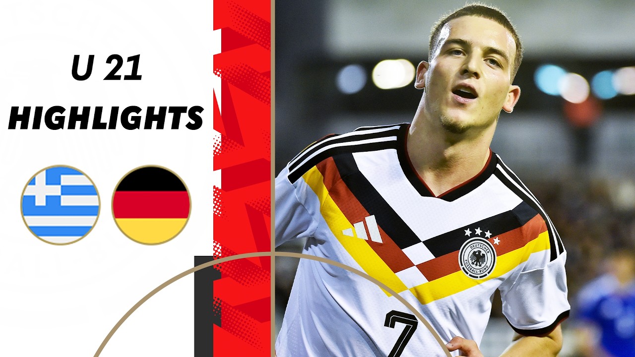 Greece U21 vs Germany U21 Highlights