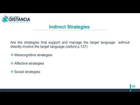 Lenguage learning strategies direct and indirect