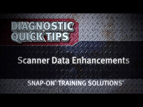Scanner Data Enhancements Quick Tip | Snap-on® Training Solutions®