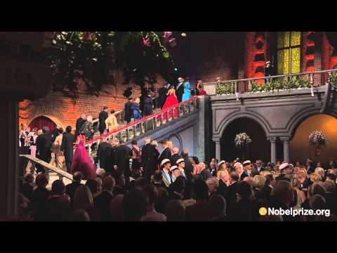 Nobel Banquest 2014 - Exit procession