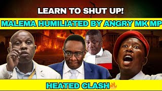 LEARN TO SHUT UP!—Malema HUMILIATED by Angry MK MP in Brutal Clash!