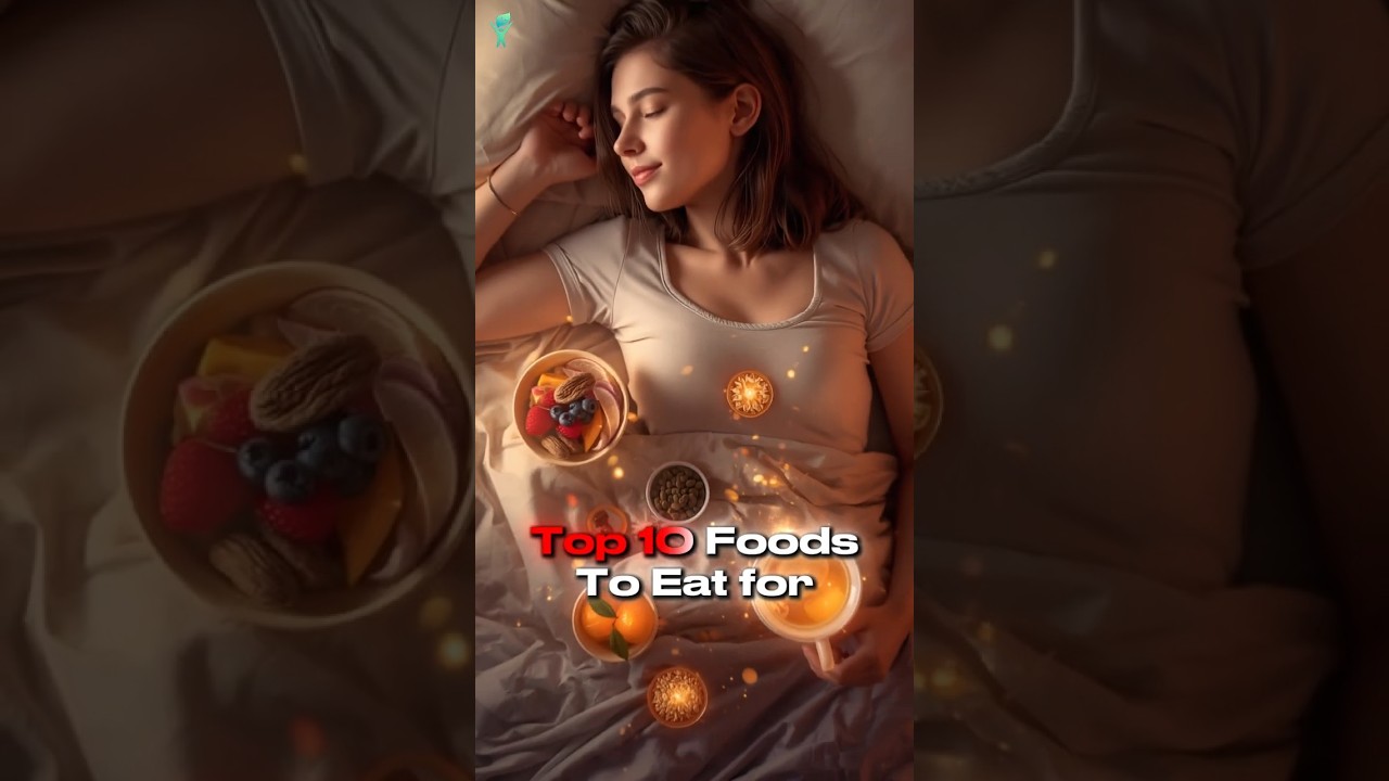 Top 10 Foods To Eat for Better Sleep and Relaxation! #bettersleep #relaxation #sleepfoods #deepsleep