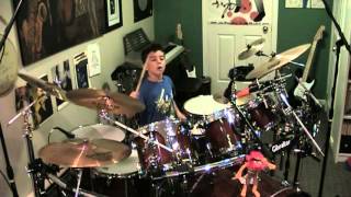 Santana / Jonny Lang -  &quot;I Ain&#39;t Superstitious&quot; (Guitar Heaven) - (drum cover)