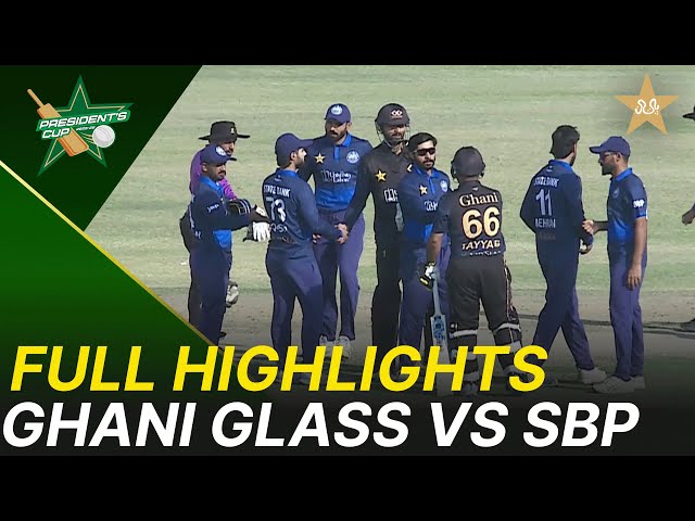 Full Highlights | Ghani Glass vs SBP | President’s Cup Grade I 2025-26 | PCB | M2V1U