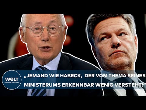 STEFAN AUST: "Jemand wie Habeck, der vom Thema seines Ministeriums erkennbar wenig versteht"