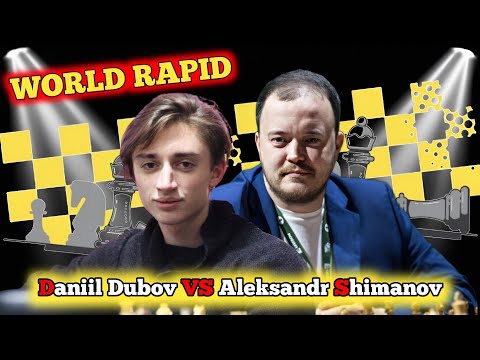 Daniil Dubov vs Aleksandr Shimanov | World Rapid Championship | Brilliant Horse