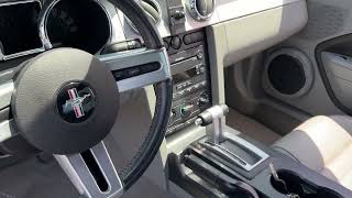 2006 Ford Mustang GT Convertible Interior