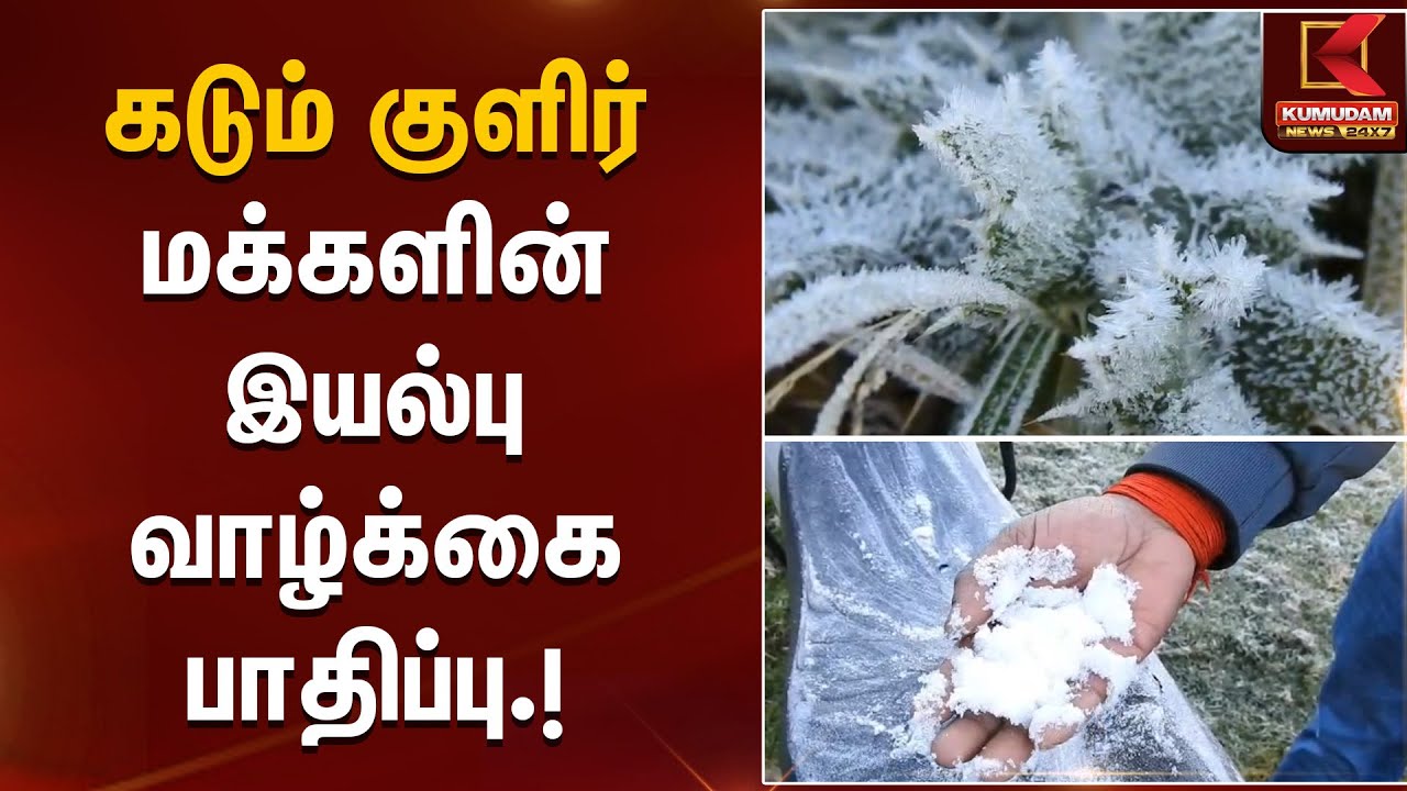 Severe Cold | கடும் குளிர் – மக்களின் இயல்பு வாழ்க்கை பாதிப்பு | Kumudam News