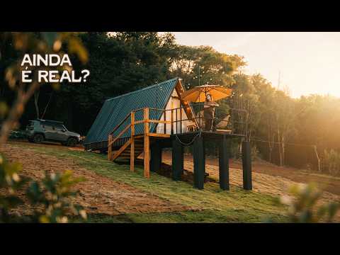 Voltamos pra essa CABANA NA MONTANHA em busca do mar de nuvens