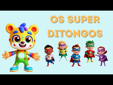 Ditongos para Crianças em Português de Portugal👶 | Aprende os Sons das Vogais Juntas! 🎉