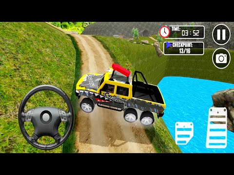 Offroad Truck Simulator - 6x6 Offroad Jeep Drive - Android gameplay