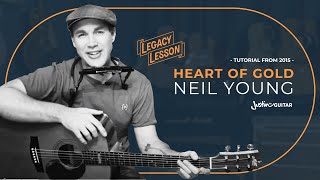 Heart Of Gold - Neil Young - Guitar Lesson (ST-909) How to play acoustic