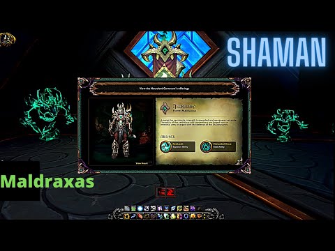World of Warcraft Shadowlands Shaman Necrolord covenant abilities