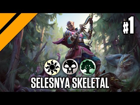 Selesnya Skeletal Swarming - AFR Draft Climb to Mythic | MTG Arena