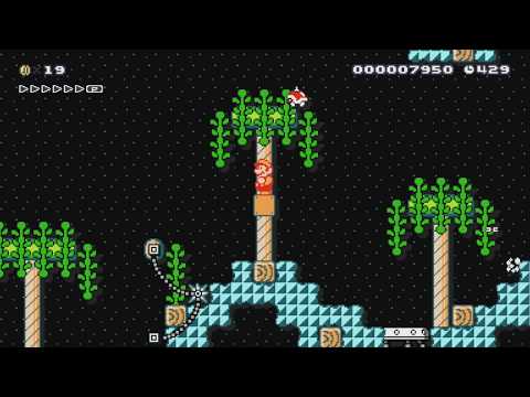 [SM3] 2-2 Midnight Oasis. by [CH]☆Επzо - SUPER MARIO MAKER - NO COMMENTARY 1bh