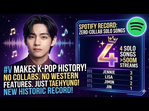 1 MIN AGO🚨 Taehyung Just Made K-Pop History Without Any Collaborations🔥