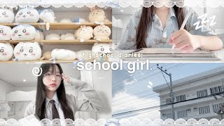 a *REALISTIC* school week in my life🐰🏫 : studying for tests, valentines date?!, lots of shopping