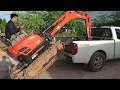 รถขุด Kubota U15 3 VS Nissan Navara