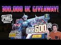 300,000 UC WORTH OF SKINS GIVEAWAY! - New Royale Pass Season 13!