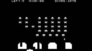 National JR-100 Game: Invader (1982 Hudson Soft) [Panasonic JR-100]
