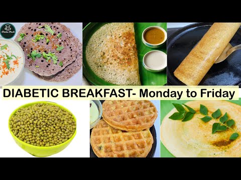 Indian Breakfast For Diabetics | Diabetic Breakfast Recipe Monday to Friday | Millet Recipes