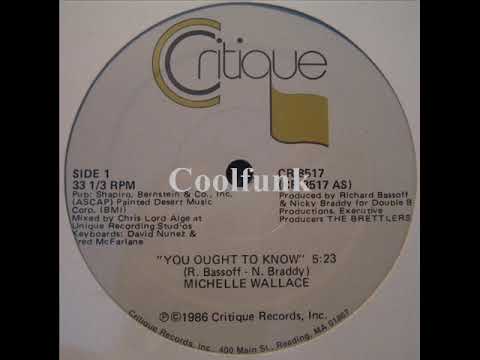 Michelle Wallace – You Ought To Know (12 Inch 1986)
