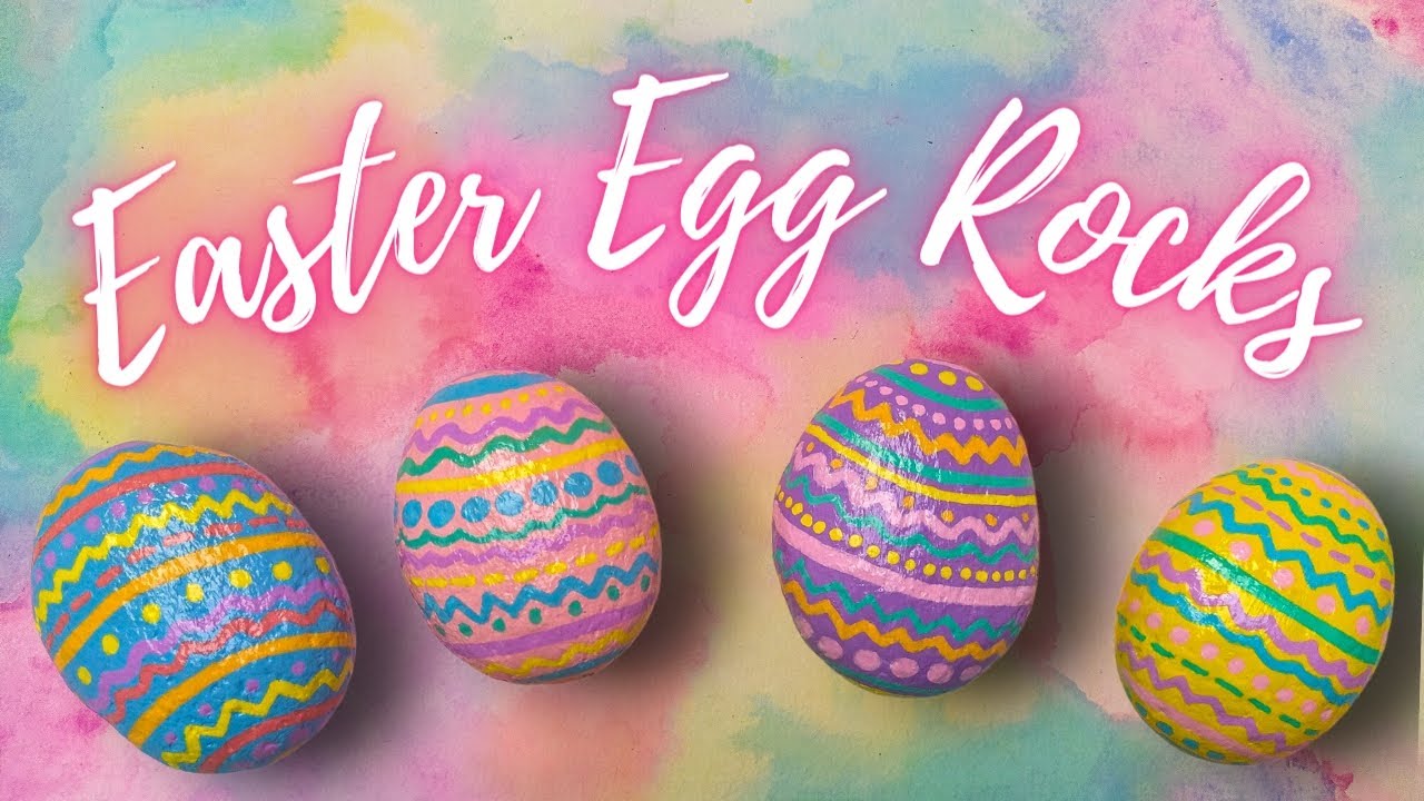 ♻️ Turning rocks into Easter eggs (easy) - #DIY Tutorial