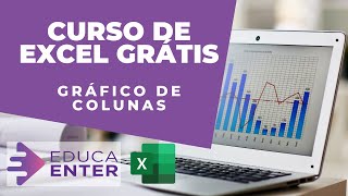 Curso de Excel Grtis - Aula 06 - Grfico de Colunas