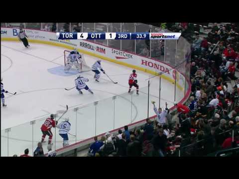 Rickard Wallin EN Goal - Leafs 4 vs Sens 1 - Mar 16th 2010 (HD)