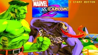 Marvel vs. Capcom 2 - Amingo, Incredible Hulk, and Venom!