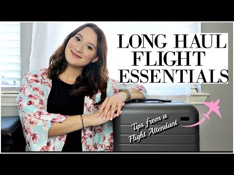LONG HAUL FLIGHTS | What I Pack + Travel Essentials|Tips From A Flight Attendant
