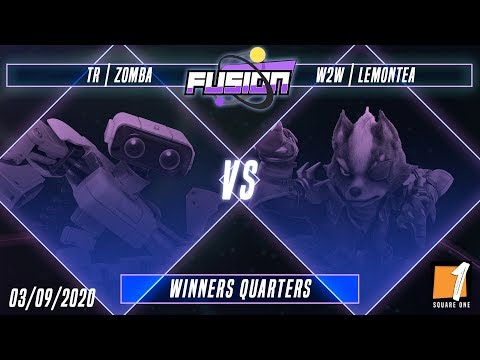Fusion #14 - TR | Zomba (ROB) Vs. W2W | Lemontea (Wolf) - Winners Quarters - Smash Ultimate