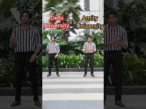 Delhi University vs Amity University Outfit Comparison Mens fashion mens shirts mens outfit #viral