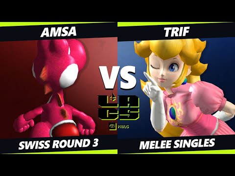 LACS 5 - aMSa (Yoshi) Vs. Trif (Peach) Smash Melee - SSBM