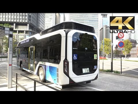 Thumbnail for FUEL CELL BUS Toyota - Bus Hidrogen Pertama di Jepang - Toyota Sora FC Bus 4K by Toyota, Hino Motors, Car, Vehicle, Bus